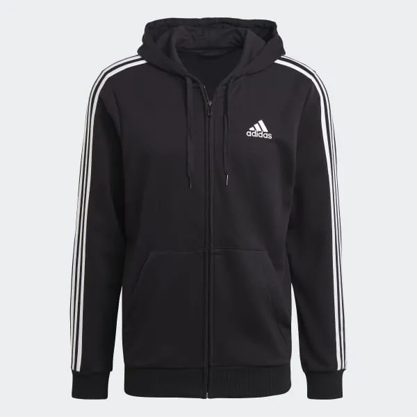 Schnäppchen, Deals Und Rabattcodes Des Tages: Adidas Essentials French Terry 3 Streifen Kapuzenjacke Gk9032