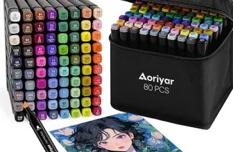 Alkohol Marker Dual Brush Filzstifte – 80 Farben für 8,99 € inkl. Prime-Versand (statt 19,00 €)