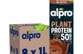 Alpro Proteindrink Soja Schokolade (8x1L) ab 15,91 € inkl. Prime-Versand (statt 19,92 €)