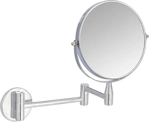 Amazon Basics Rund Kosmetikspiegel zur Wandmontage Vergrößerung 1-fach5-fach 32.5 L x 25.4 B cm Verchromt für 14,00 € inkl. Prime-Versand (statt 21,50 €)