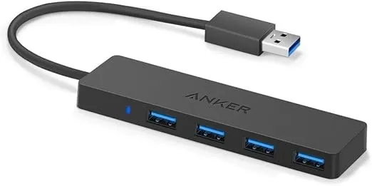 Anker 4-Port USB 3.0 Ultra Flacher Datenhub für 6,99 € inkl. Prime-Versand