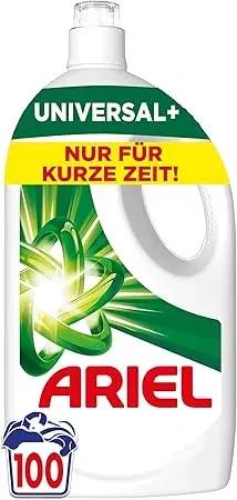Ariel Flüssigwaschmittel 100 Waschladungen Universal+ ab 19,94 € inkl. Prime-Versand