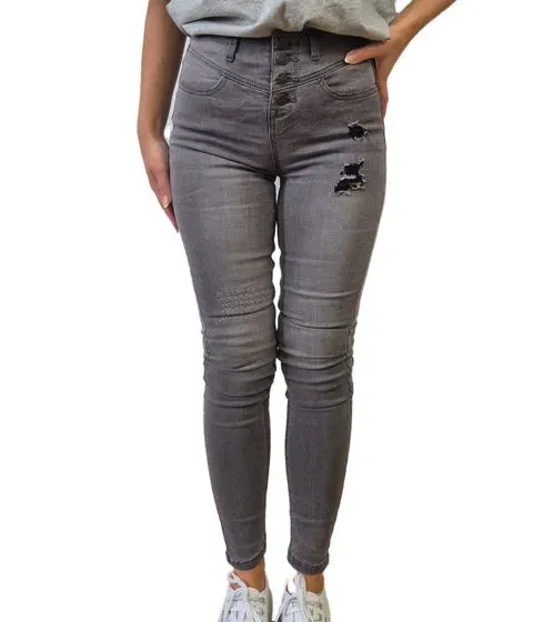 Arizona Damen Slim-Fit Jeans 5881 4258 Grau (Gr. 34 bis 48) für 10,98 € inkl. Versand (statt 49,99 €)