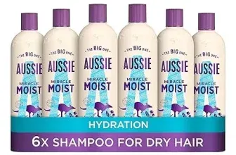 Aussie Miracle Moist Shampoo (300 ml 6 Stück) für 28,49 € inkl. Prime-Versand (statt 41,58 €)