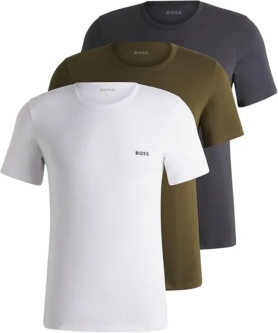 BOSS RN 3P Classic T-Shirts 3er Pack (Gr. S bix XXL) für 27,00 € inkl. Prime-Versand