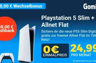 🤯 Gratis PS5 + 40 GB 5G TelekomAllnet-Flat für 24,99 € monatlich – Effektivpreis von nur 0,15 € pro Monat