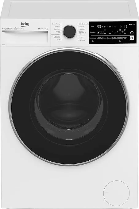 Beko B5WFT78410W bPRO 500 Waschvollautomat Waschmaschine 8 kg Restzeitanzeige und Schleuderwahl 1400 Umin Weiß für 439,99 € inkl. Versand (statt 949,00 €)