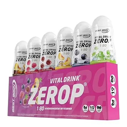 Best Body Nutrition Vital Drink ZEROP – Mix-Box (6 x 48 ml Original Getränkekonzentrat) für 16,85 € inkl. Prime-Versand (statt 28,89 €)