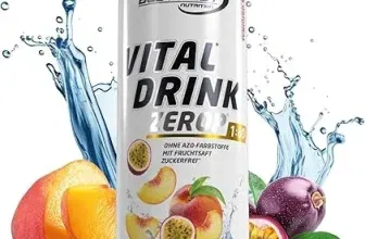 Best Body Nutrition Vital Drink ZEROP® – Pfirsich-Maracuja (1:80 ergibt 80 Liter Fertiggetränk 1000 ml) ab 9,45 € inkl. Prime-Versand (statt 15,59 €)