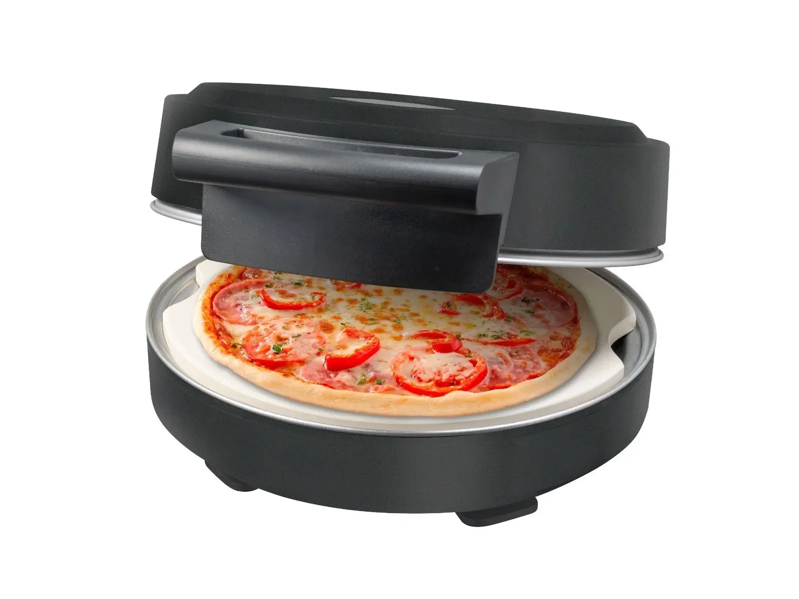 Bestron APZ500CO Pizzasteinofen (Schwarz) für 38,90 € inkl. Versand (statt 96,81 €)