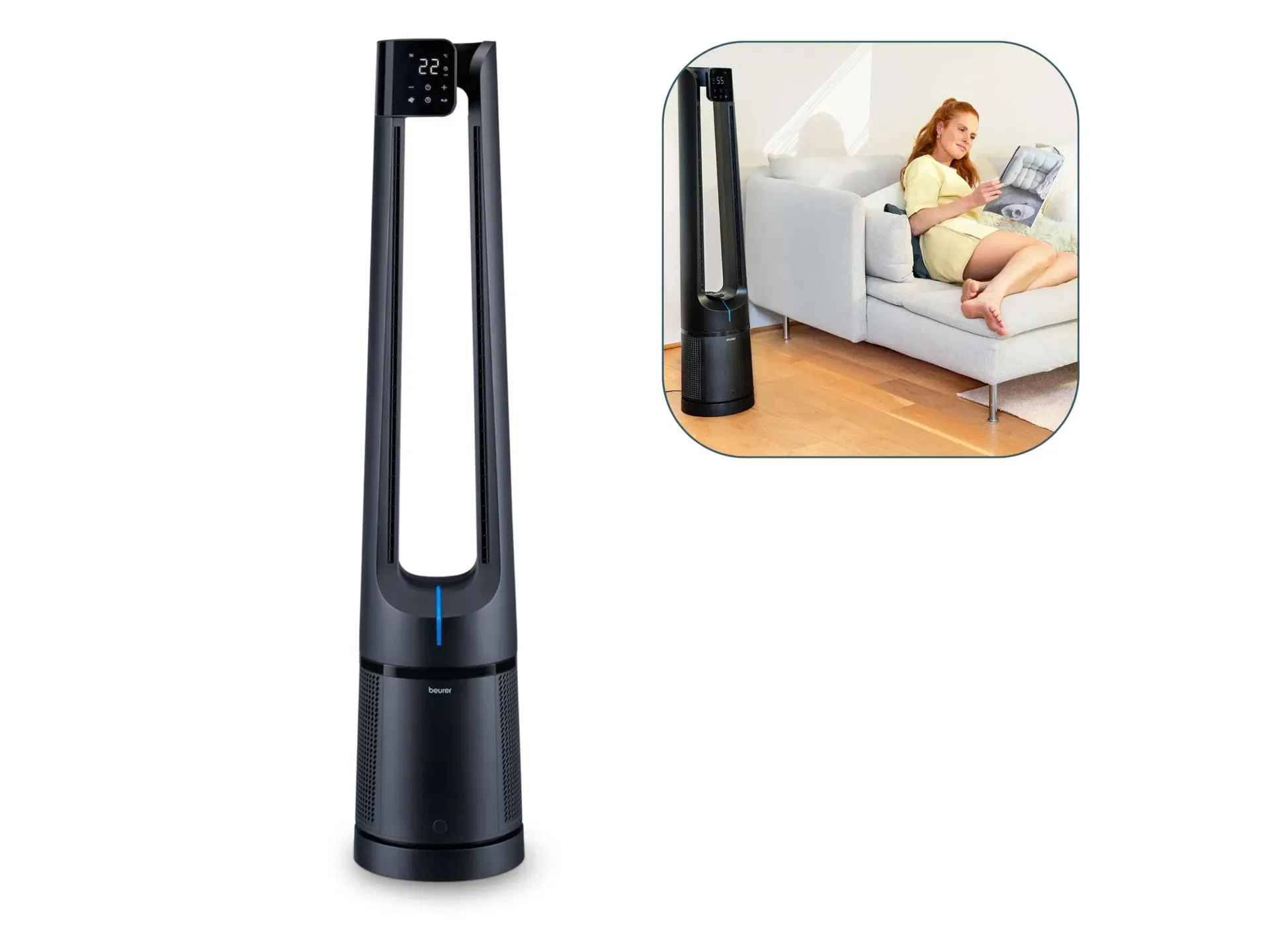 Beurer Lv 500 PureFlow (Luftreiniger mit Ventilator 2 in 1) für 207,95 € inkl. Versand (statt 305,99 €)