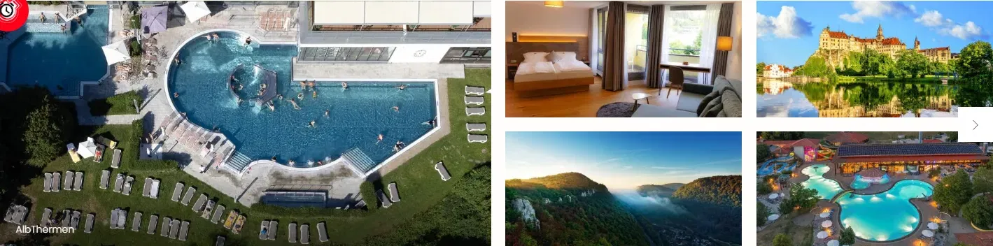 Schwäbische Alb: Biosphärenhotel Graf Eberhard inkl. Frühstück & AlbThermen ab 79,00 € für 2 Personen 🌄