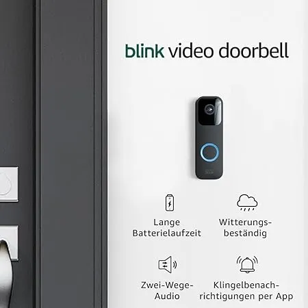 Blink Videotürklingel (Video Doorbell) für 26,99 € inkl. Prime-Versand (statt 39,00 €)