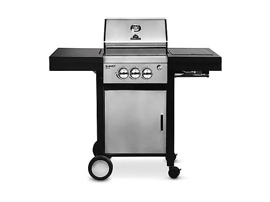 Burnhard Gas Grill Barney Deluxe Gasgrill, Silber für 349,00 € inkl. Versand (statt 400,00 €)
