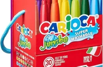 CARIOCA Jumbo-Marker Maxi-Spitze (Premium-Box mit Griff mit 30 Filzstiften) ab 16,47 € inkl. Prime-Versand (statt 25,19 €)
