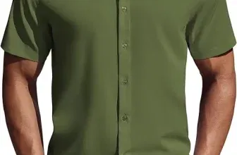 COOFANDY Herren Kurzarm Sommerhemd (11 Farben, Gr. S bis 3XL) für 14,29 € inkl. Prime-Versand (statt 25,99 €)