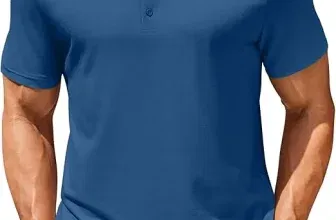 COOFANDY Henley Shirt Kurzarm Herren Sommer Casual T-Shirt (9 Farben, Gr. S bis 3XL) für 14,99 € inkl. Prime-Versand (statt 19,99 €)