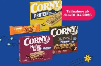 Schnäppchen, Deals und Rabattcodes des Tages: CORNY mit Protein Gratis Probieren