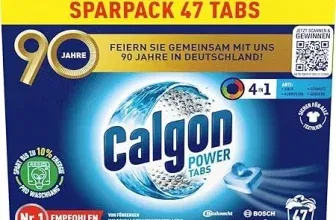 Calgon 4-in-1 Power Tabs Schmutz (Wasserenthärter gegen Kalkablagerungen 1 x 47 Tabs) ab 7,10 € inkl. Prime-Versand (statt 9,49 €)