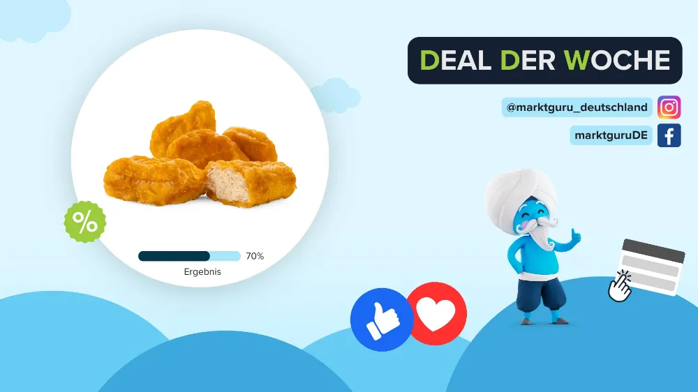 Cashback auf Chicken Nuggets Schnäppchen, Deals Und Rabattcodes Des Tages: Cashback Auf Chicken Nuggets