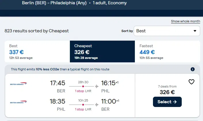 Schnäppchen, Deals und Rabattcodes des Tages: Günstige Flüge von Berlin nach Philadelphia