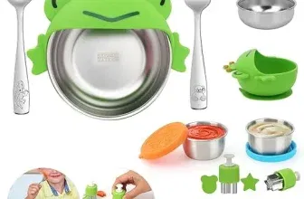 🐸 Kinder Geschirrsets 10 teilig Kinderbesteck Set für 4,99 € inkl. Prime-Versand (statt 6,99 €)