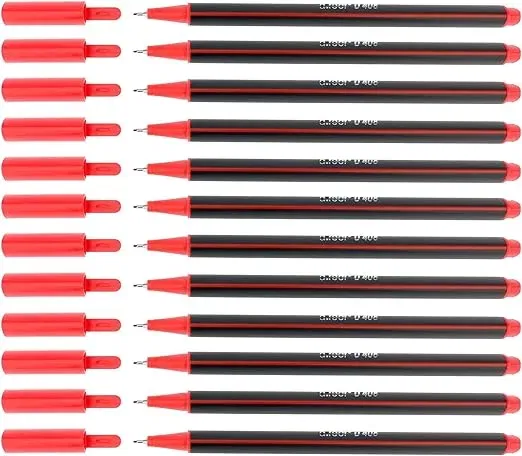 D.RECT Fineliner Set (Ca. 0.4 mm – Rot – 12 Stück) ab 2,54 € inkl. Prime-Versand (statt 5,29 €)