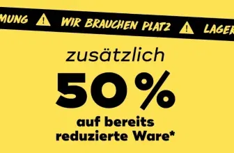 Mister*Lady Sale: 50 % Extra-Rabatt auf reduzierte Artikel