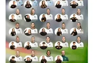Kostenloses Poster: Das Fußball-Nationalteam der Frauen 2025