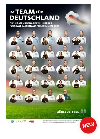 Kostenloses Poster: Das Fußball-Nationalteam der Frauen 2025