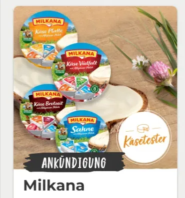 Milkana Käseecken gratis testen: Werdet Produkttester bei ich-liebe-kaese