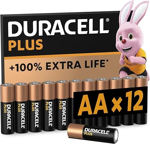 Duracell Plus Batterien AA 12 Stück langlebige Power AA Batterie für Haushalt und Büro ab 7,59 € inkl. Prime-Versand (statt 9,99 €)