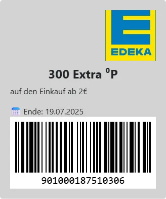 Edeka 300 EAN 901000187510306 Schnäppchen, Deals Und Rabattcodes Des Tages - Edeka 300