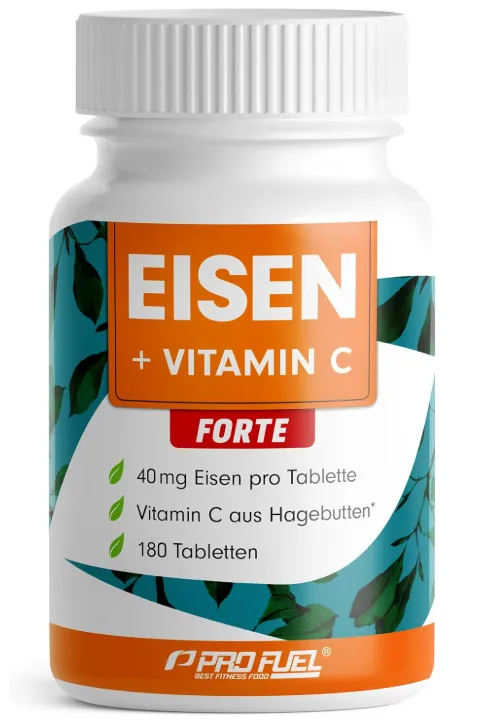 ProFuel Eisen + Vitamin C (180 Tabletten)