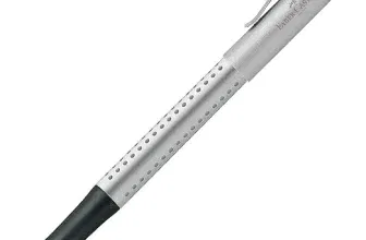 FABER-CASTELL 140906 – Füller Grip 2011 Feder F Silber 1 Stück für 6,50 € inkl. Prime-Versand (statt 15,47 €)