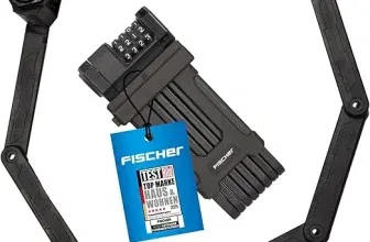 FISCHER FAHRRAD PROTEC FN110 Faltschloss Schwarz 🔐 (110 cm) für 19,99 € inkl. Prime-Versand (statt 29,00 €)