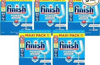Finish Power Classic Spülmaschinentabs Maxi Pack 320 Finish Tabs (5 x 64 Tabs) (0,11€ pro Tab) für 34,99 € inkl. Prime-Versand (statt 44,00 €)