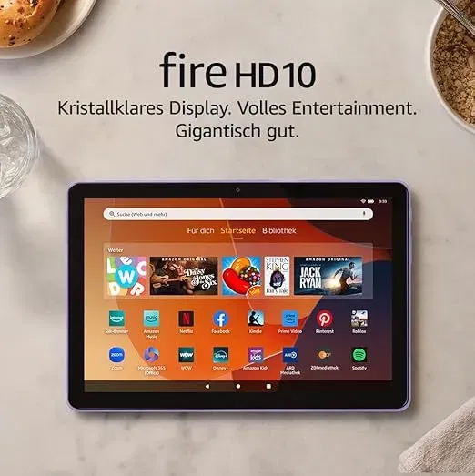Fire HD 10-Tablet 2023 (Neueste Generation) (Octa-Core-Prozessor 3 GB RAM bis zu 13h Akkulaufzeit 32 GB) für 74,99 € inkl. Versand (statt 119,00 €)