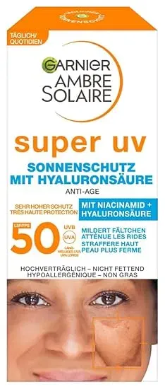 Entdecken Sie die besten Schnäppchen: Garnier Ambre Solaire Sonnencreme Gesicht super UV Anti-Age LSF 50 Schnäppchen, Deals Und Rabattcodes Des Tages: Garnier Ambre Solaire Sonnencreme Gesicht Super Uv Anti-Age Lsf 50