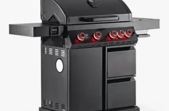 LANDMANN Gasgrill Cool Black 4.1 maxX – Hochleistungsgrill mit 800 °C maxX-Zone für für 314,90€ inkl. Versand