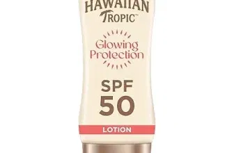 Hawaiian Tropic Glowing Protection Sunscreen Lotion wasserfeste Sonnencreme (LSF 50 UVA- + UVB-Schutz tropischer Duft mit Sheabutter 180 ml) ab 6,21 € inkl. Prime-Versand (statt 9,75 €)