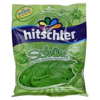 Hitschler Apfel Frucht Gummi Schnüre (125g (1er Pack)) für 0,99 € inkl. Prime-Versand (statt 1,29 €)