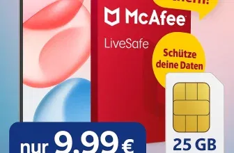 MediaMarkt Tarifwelt: Honor 400 (256 GB) + 1-Jahr Lizenz für McAfee LiveSafe Device Attach + Super Select S On 25GB 5G für 9,99 € / Monat + 64,94 € einmalig