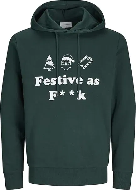 JACK & JONES Male Kapuzenpullover X-Mas Kapuzenpullover ab 7,91 € inkl. Prime-Versand (statt 31,49 €)