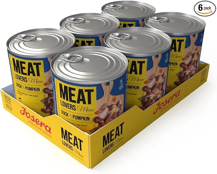 JOSERA Meat Lovers Menu Duck with Pumpkin (6x800g) ab 11,64 € inkl. Prime-Versand (statt 24,99 €)