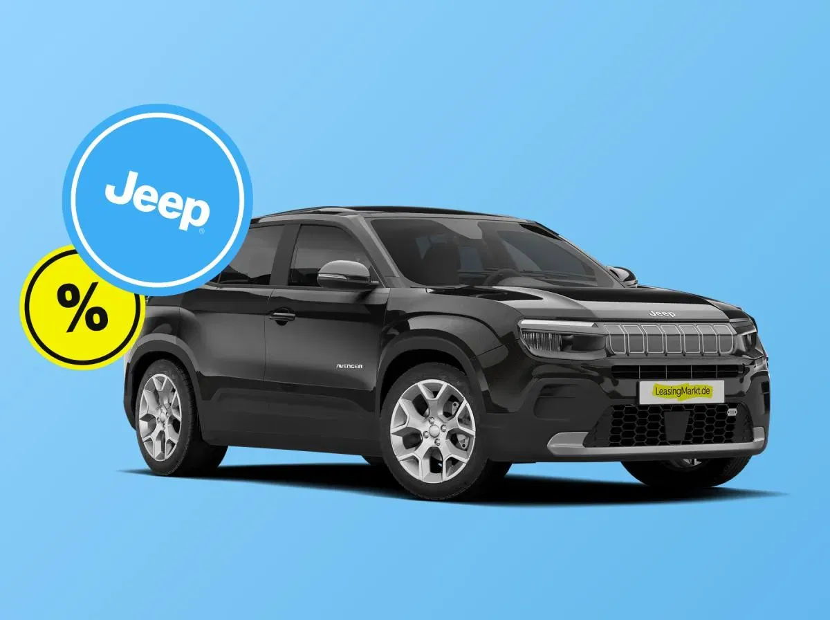 Jeep Avenger Longitude mit 100 PS für 149,00 € / Monat + 449,00 € einmalig – LF 0,52 (Privat- und Gewerbekunden)