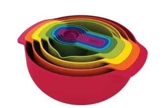 Joseph Joseph Nest Rührschüssel-Set (9-teilig) für 20,90 € inkl. Versand (statt 33,99 €)
