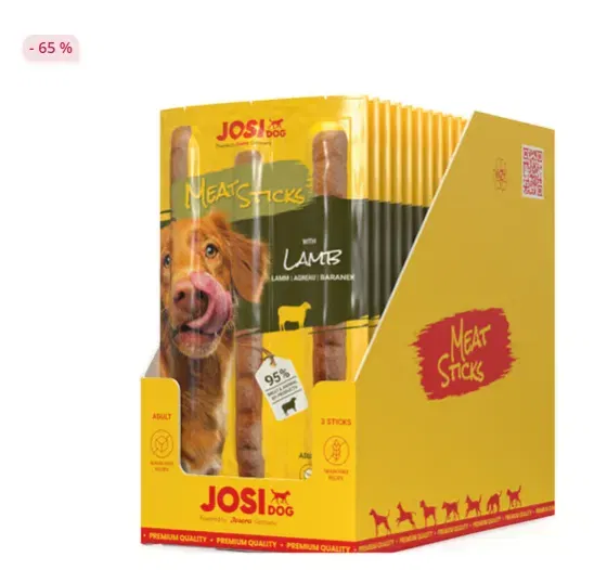 JosiDog Meat Sticks Lamb (20x33g) für 12,89 € inkl. Versand (statt 21,99 €)