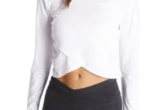 KangaROOS Damen Langarm-Shirt Cropped (Gr. 38 bis 46 90315813 Weiß) für 9,99 € inkl. Versand (statt 18,35 €)