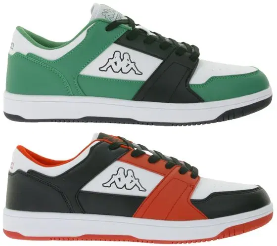 Kappa Logo Rernal 2 Herren 341X2DW (Gr. 40 bis 45  Schwarz/Rot/Weiß oder Weiß/Grün) für 21,98 € inkl. Versand (statt 37,99 €)
